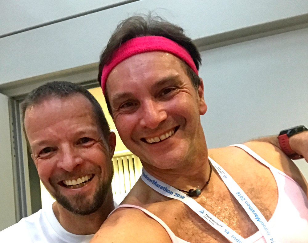 IndoorMarathon 2018 – 55 Runden durchs Nürnberger TÜV Gebäude