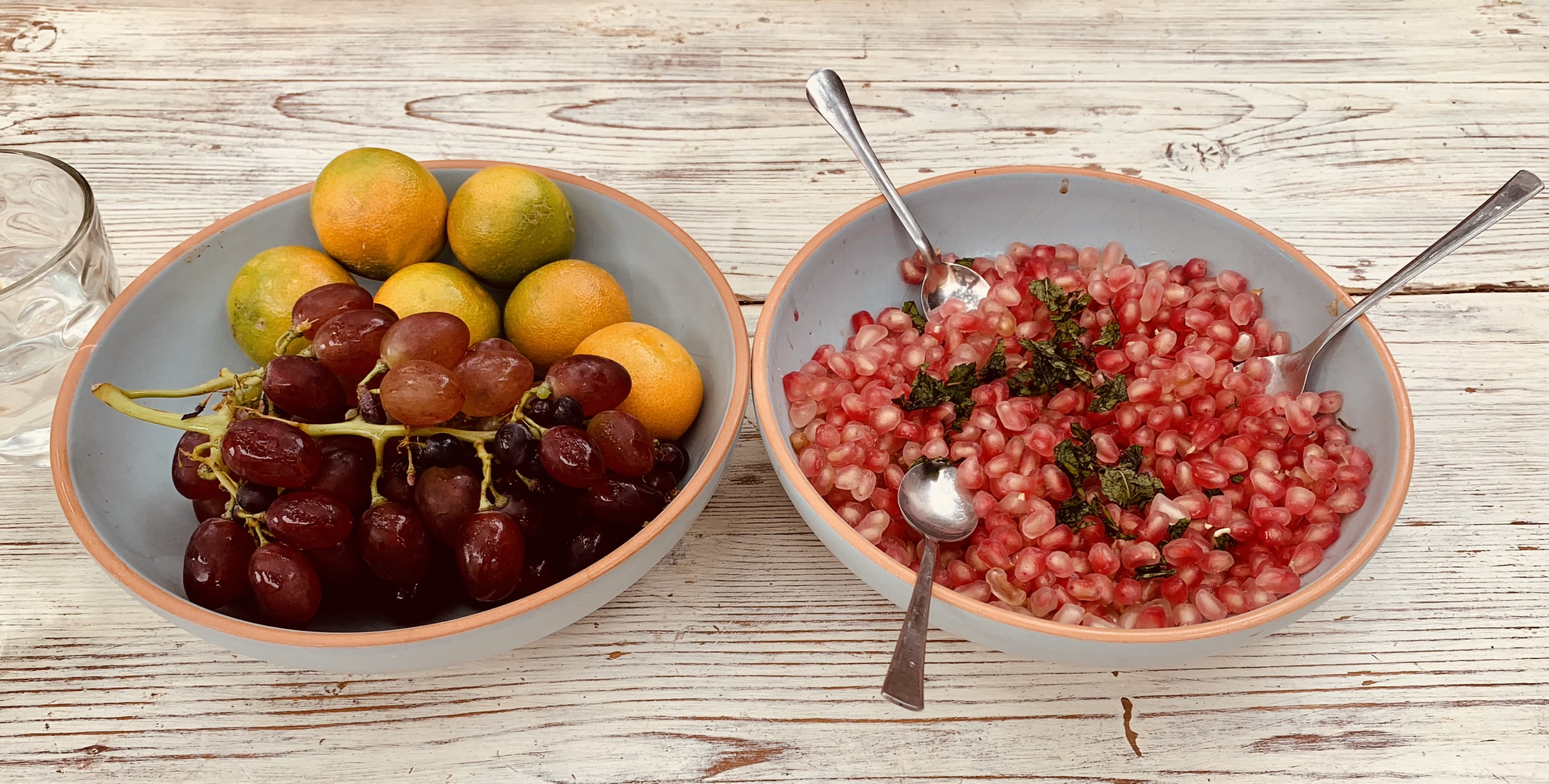Frisches Obst als Nachspeise