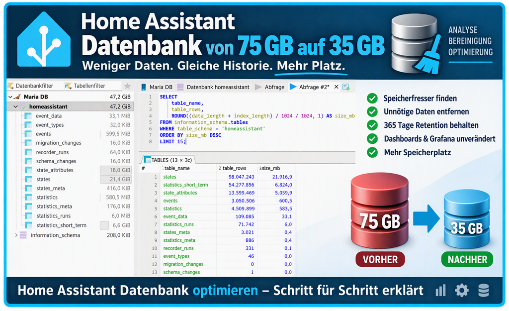 Home Assistant Datenbank
